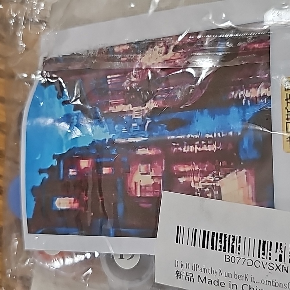 Paint by number kit